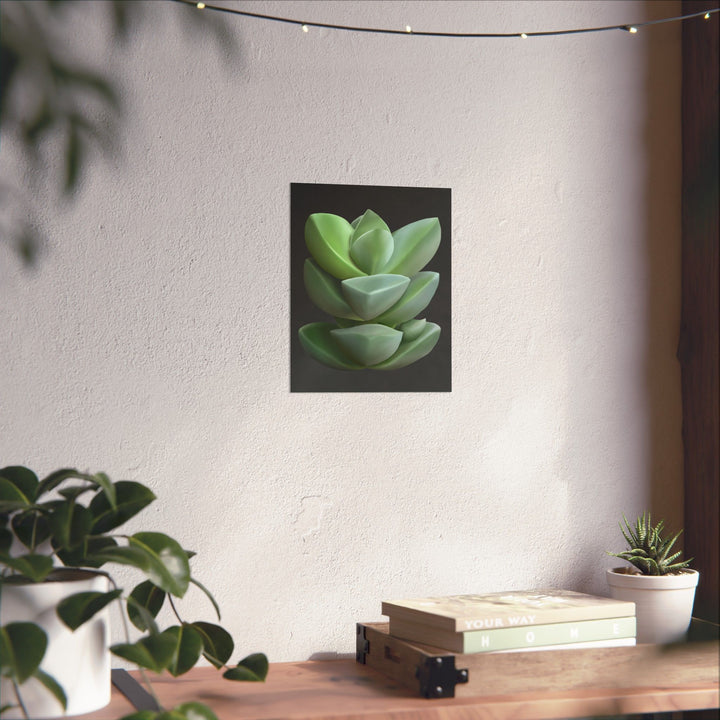 Crassula Botanical Print – Unframed Wall Art