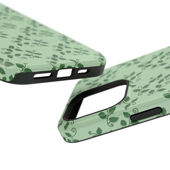 Pothos Pattern Phone Case – Dual Layer Protective Cover