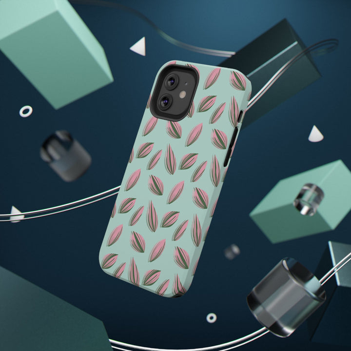 Tradescantia Nanouk Pattern Phone Case – Dual Layer Protective Cover