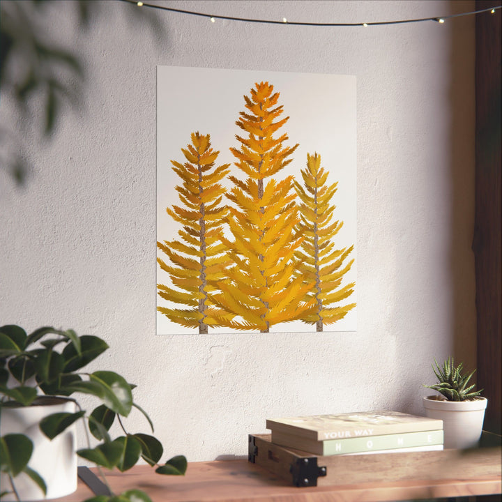 Western Larch Print – Unframed Wall Art