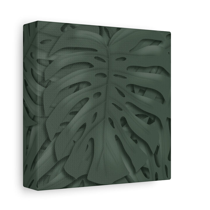 Monstera Canvas Art Tropical Leaf Wall Decor Durable Matte Finish Cotton Canvas Print 24x36