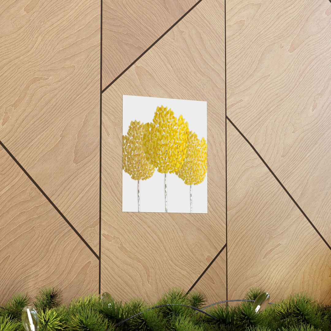 Fall Aspen Print – Unframed Wall Art