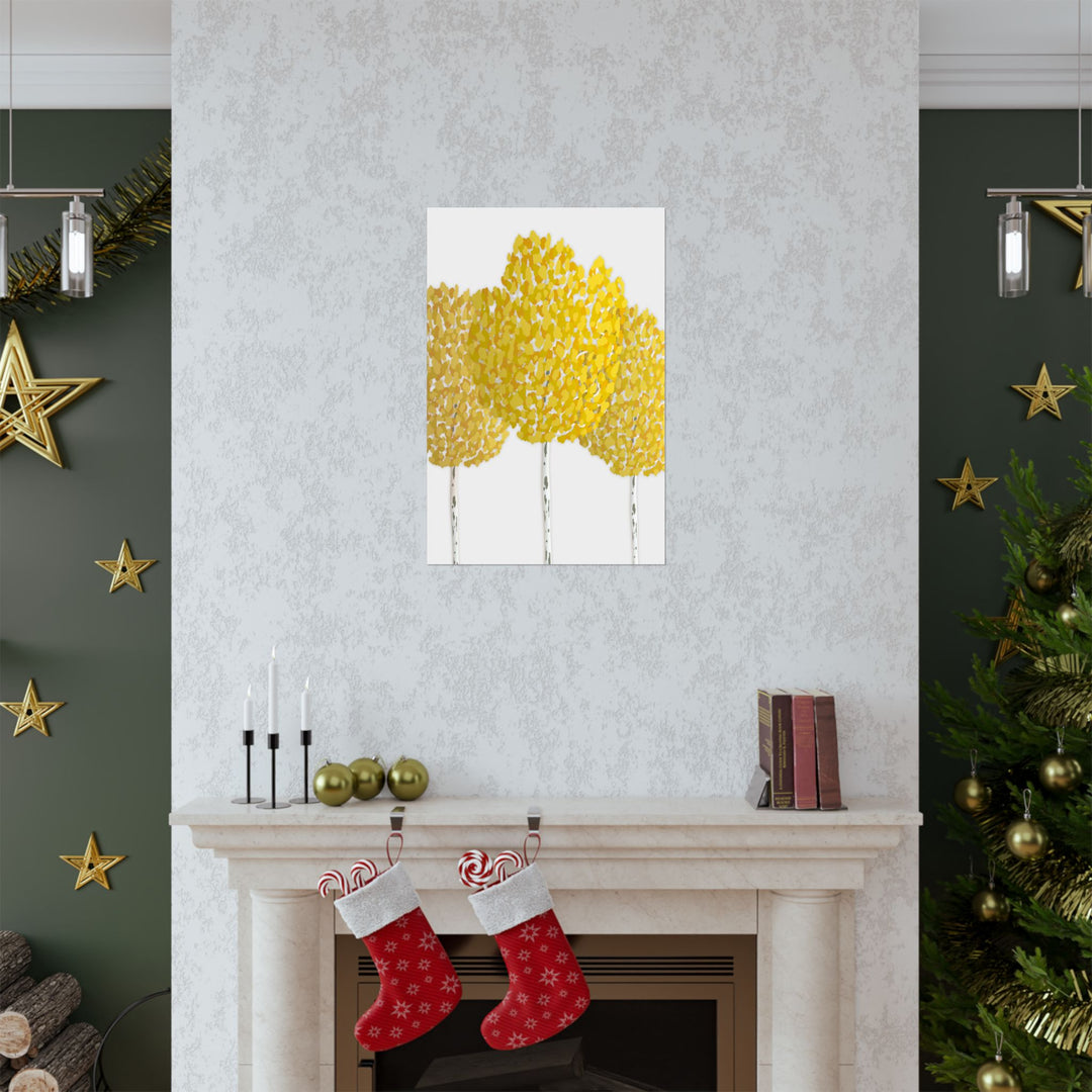Fall Aspen Print – Unframed Wall Art