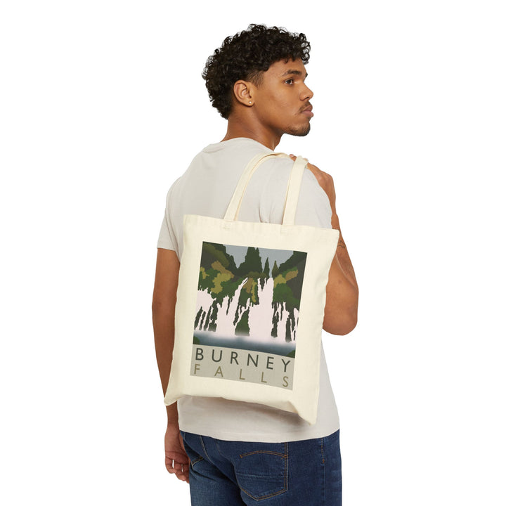 Burney Falls Canvas Tote Bag – Eco Friendly Everyday Carry