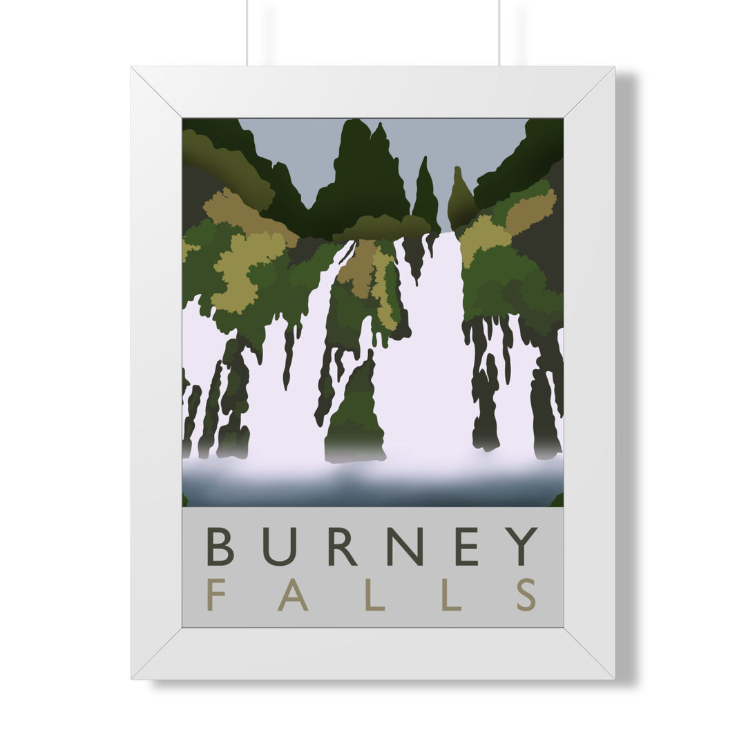 Burney Falls Framed Print – Wall Art