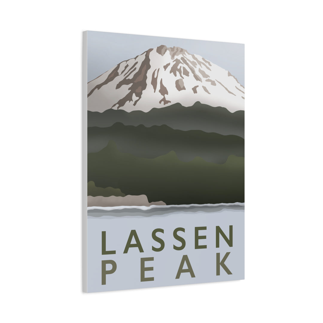 Lassen Peak Canvas Print – Botanical Wall Art by Printify