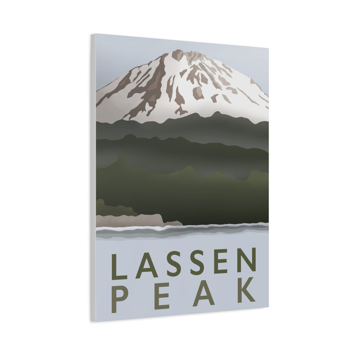 Lassen Peak Canvas Print – Botanical Wall Art by Printify