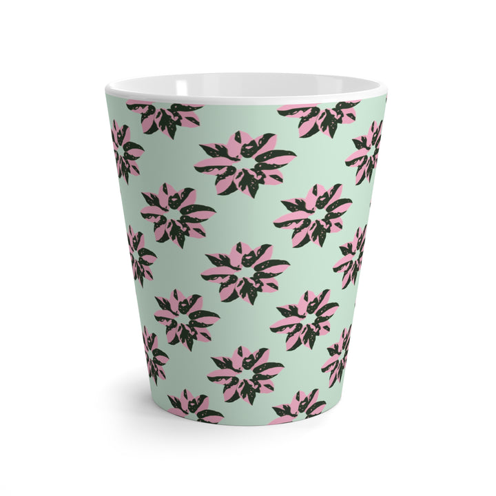 Pink Princess Philodendron Pattern Ceramic Mug 12 oz by Printify
