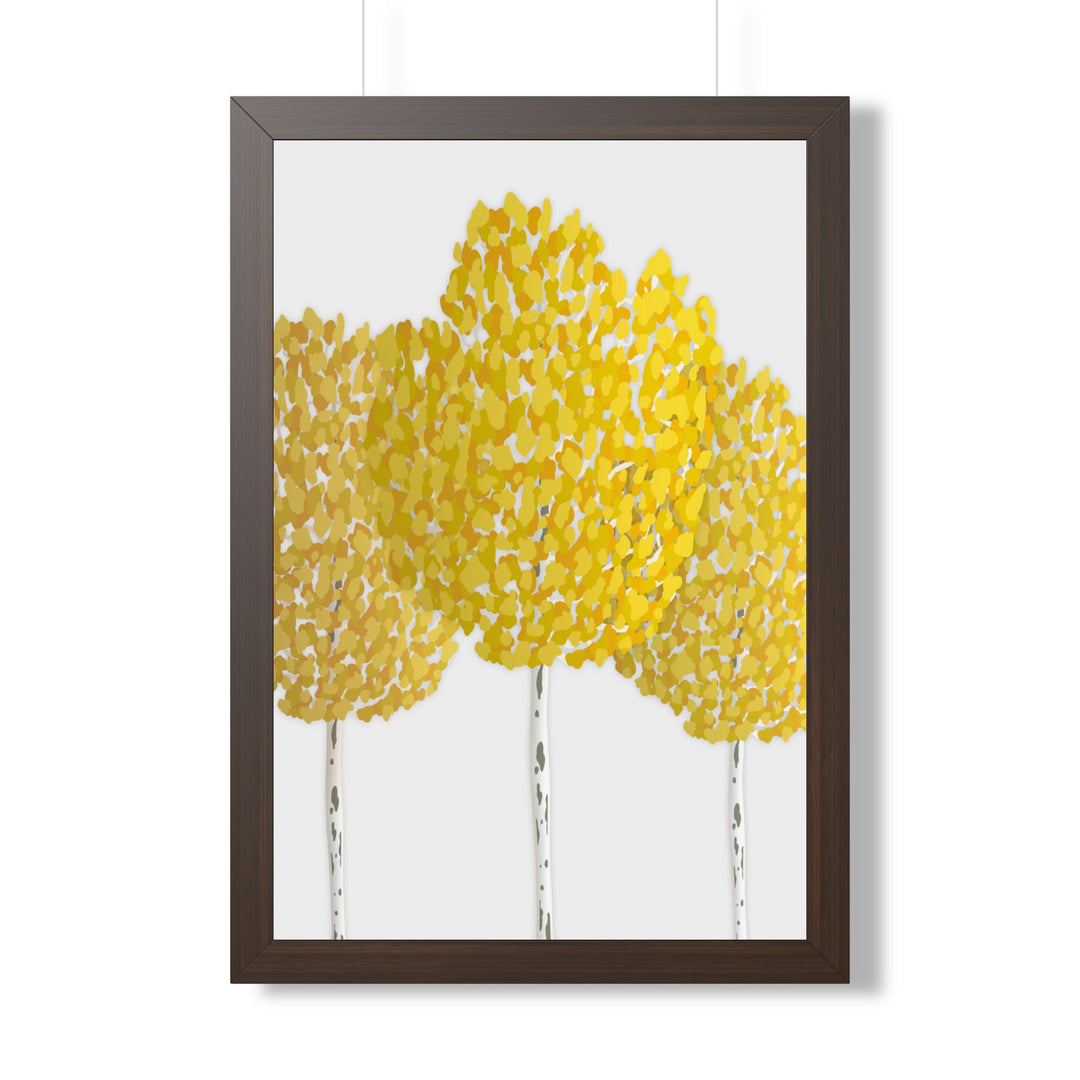 Fall Aspen Framed Print – Wall Art