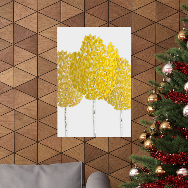 Fall Aspen Print – Unframed Wall Art