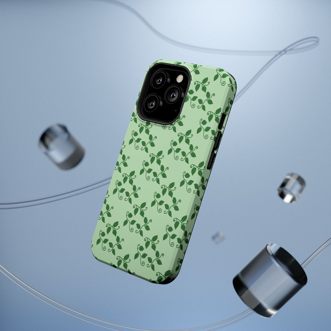 Pothos Pattern Phone Case – Dual Layer Protective Cover