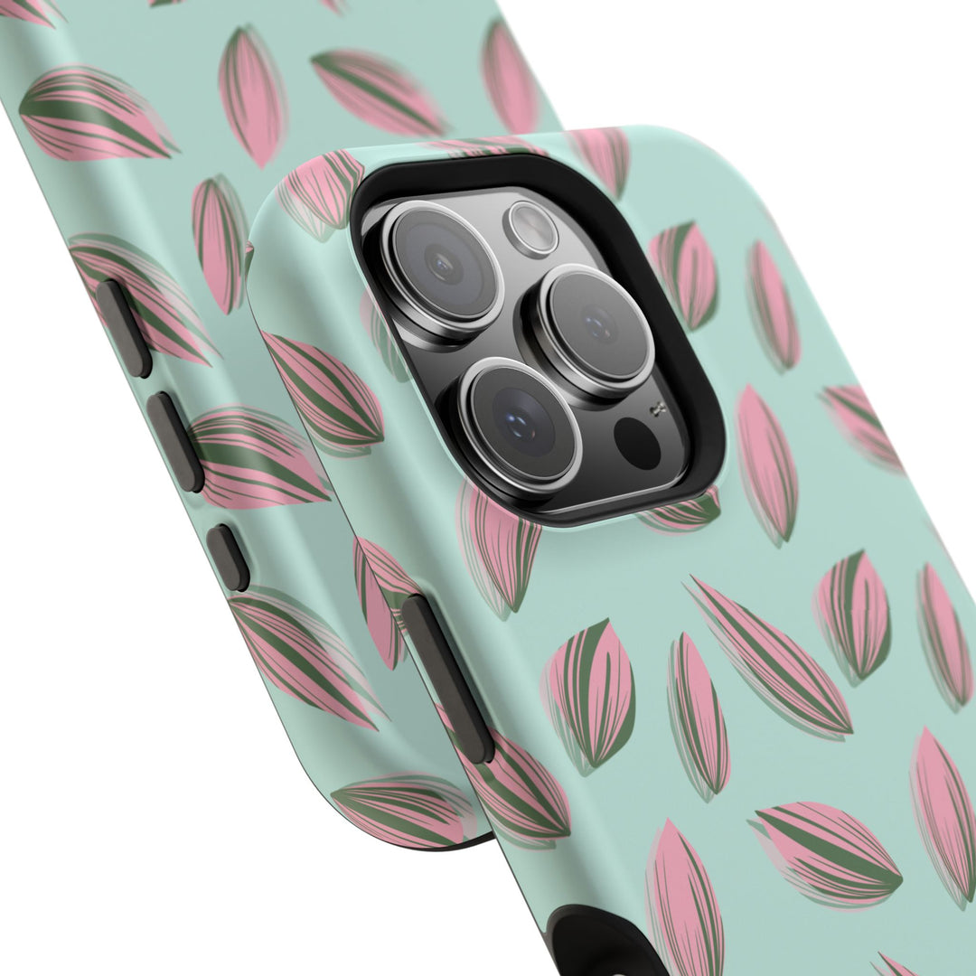 Tradescantia Nanouk Pattern Phone Case – Dual Layer Protective Cover