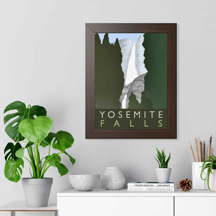 Yosemite Falls Framed Print – Wall Art