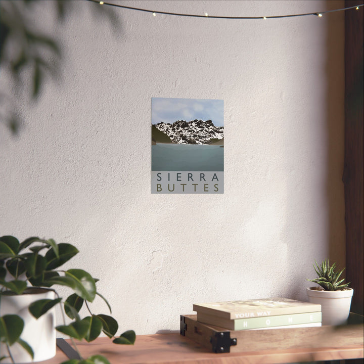 Sierra Buttes Print – Unframed Wall Art
