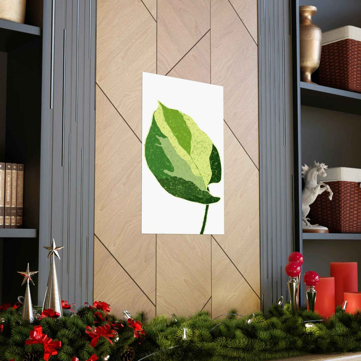 Pothos Wall Art – Botanical Poster on Museum Grade Paper | Indoor Plant Print Unframed - The Potted Pixel