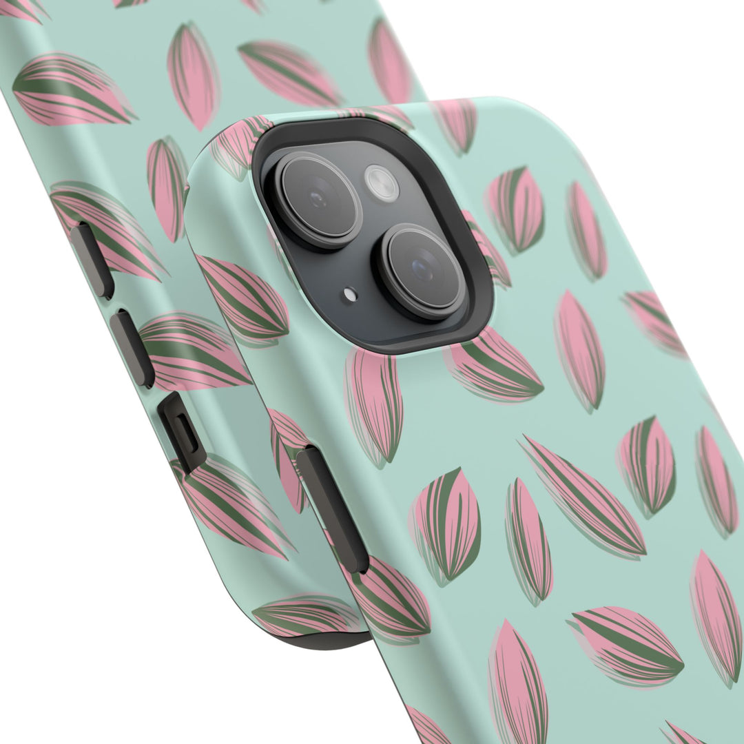 Tradescantia Nanouk Pattern Phone Case – Dual Layer Protective Cover