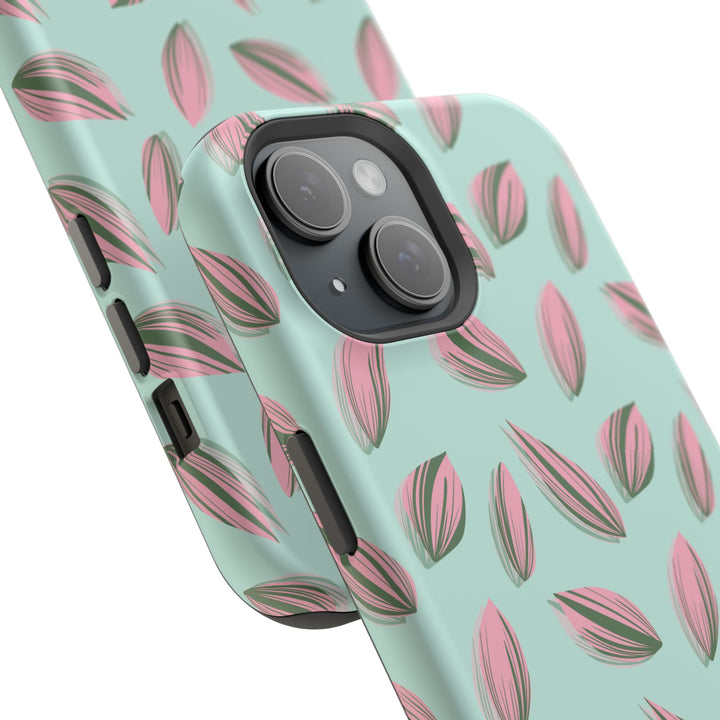 Tradescantia Nanouk Pattern Phone Case – Dual Layer Protective Cover