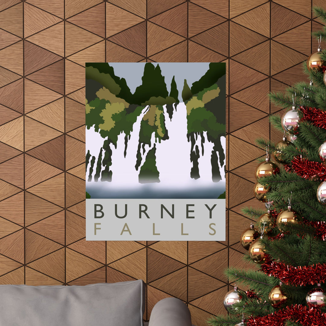 Burney Falls Print – Unframed Wall Art