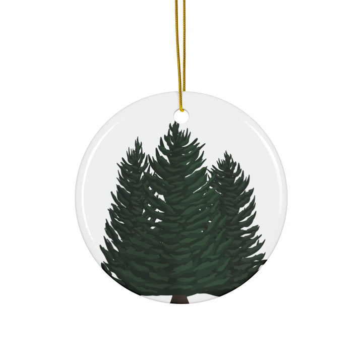 Douglas Fir Ceramic Ornament