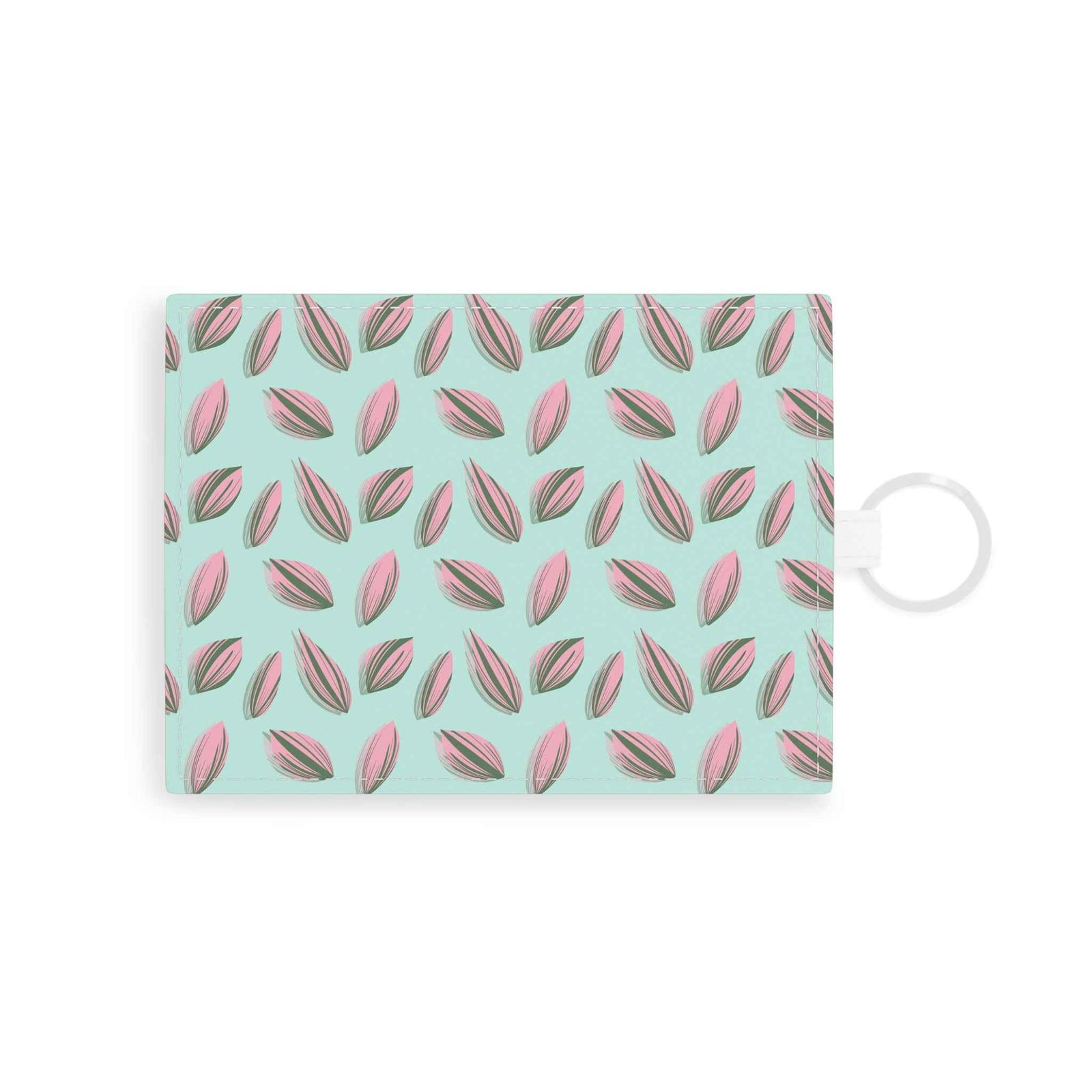 POS Tradescantia Pattern Wallet Keychain