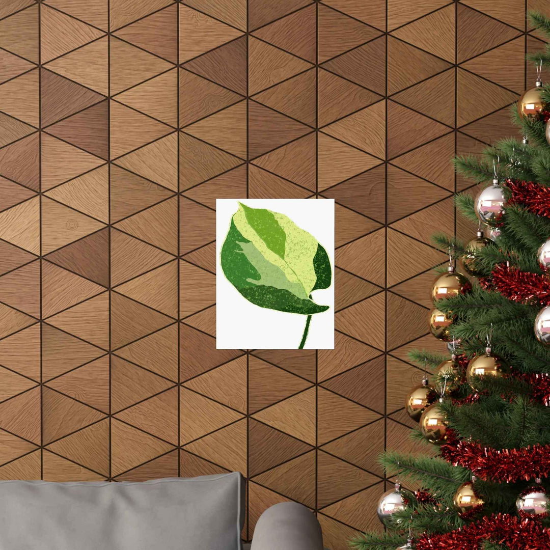 Pothos Wall Art – Botanical Poster on Museum Grade Paper | Indoor Plant Print Unframed - The Potted Pixel
