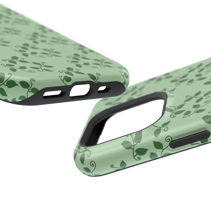 Pothos Pattern Phone Case – Dual Layer Protective Cover