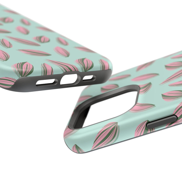 Tradescantia Nanouk Pattern Phone Case – Dual Layer Protective Cover