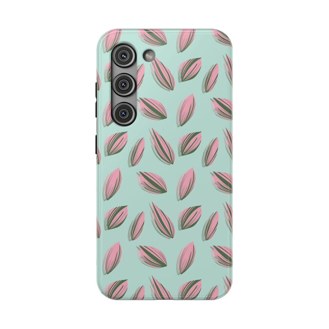 Tradescantia Nanouk Pattern Phone Case – Dual Layer Protective Cover
