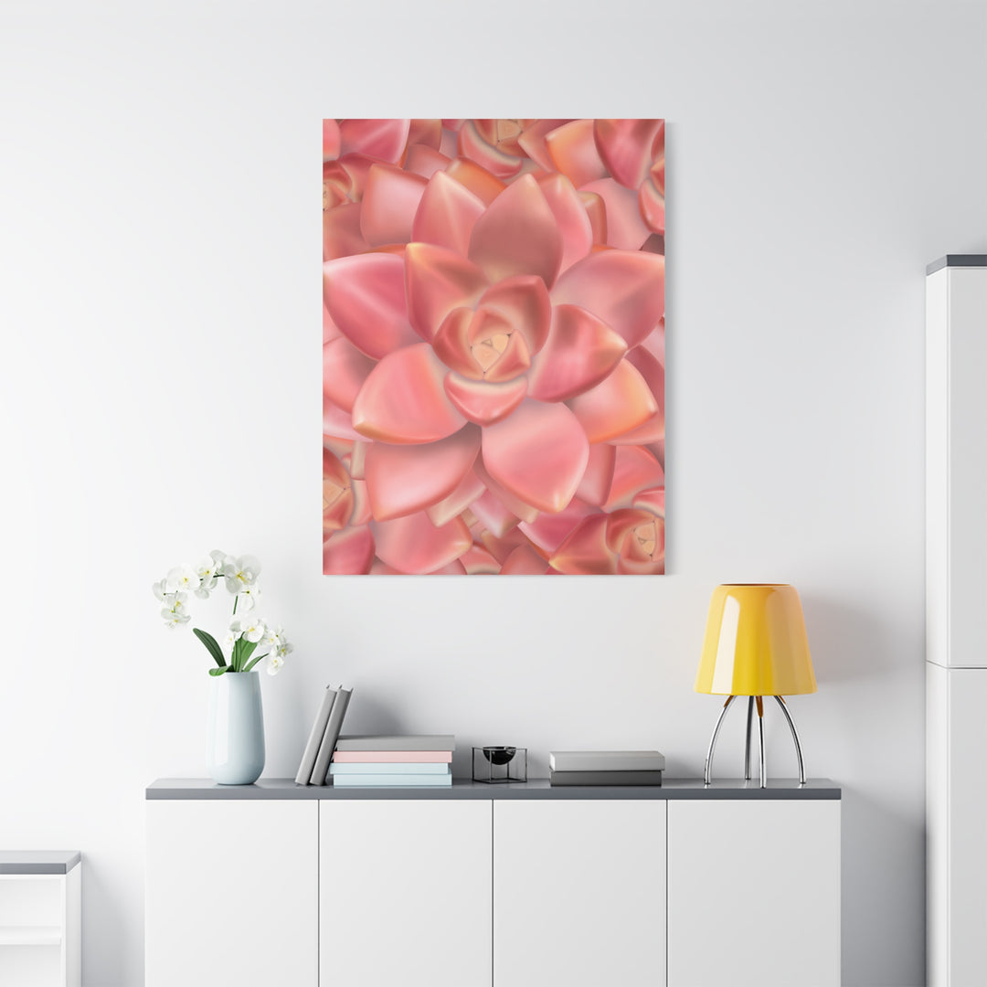 Graptosedum California Sunset Succulent Canvas Print – Botanical Wall Art - The Potted Pixel