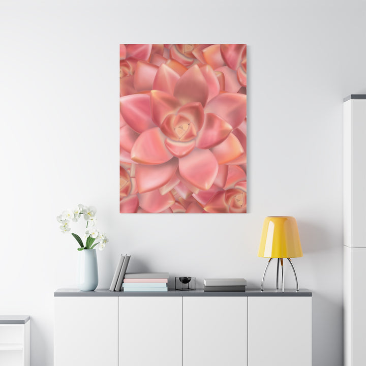 Graptosedum California Sunset Succulent Canvas Print – Botanical Wall Art - The Potted Pixel