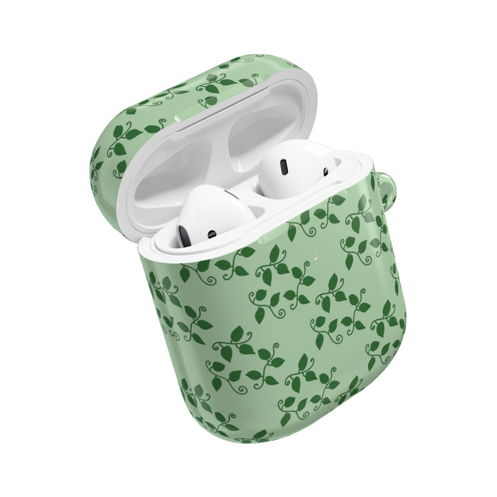 Pothos Pattern AirPod Case Botanical Green Leaves Design Plant Lover Gift The Potted Pixel