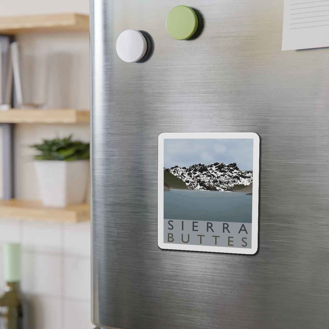 Sierra Buttes Minimalist Magnet