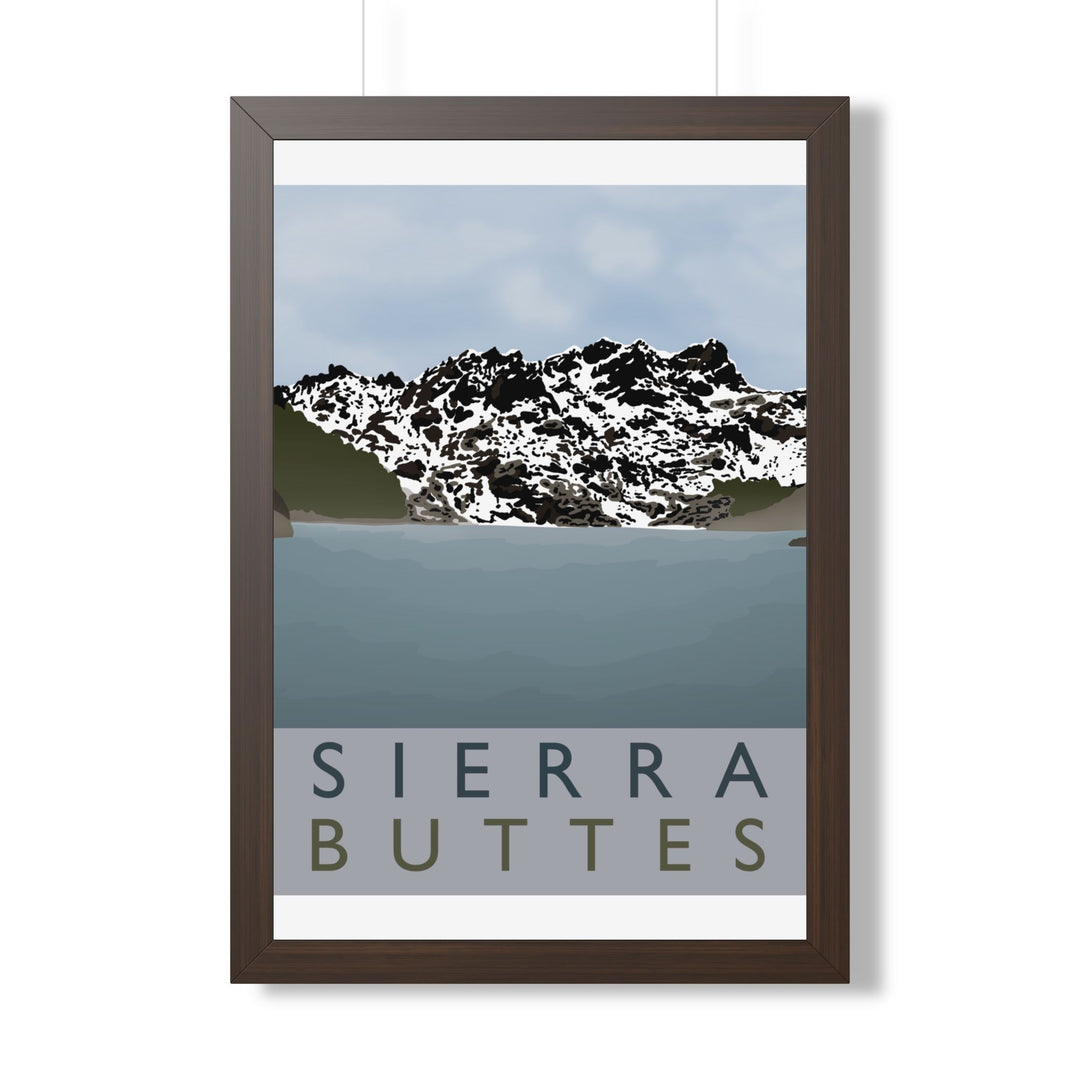 Sierra Buttes Framed Print – Wall Art