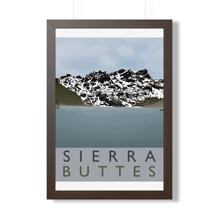 Sierra Buttes Framed Print – Wall Art