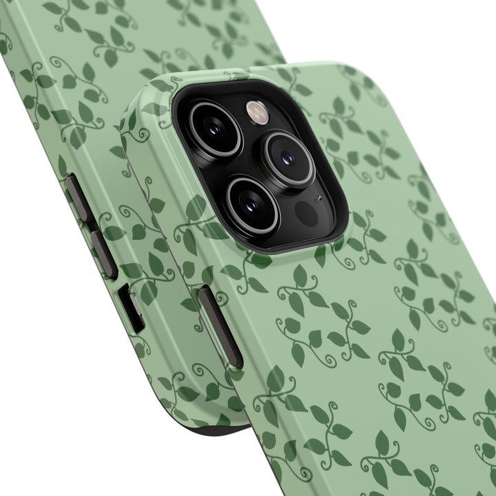 Pothos Pattern Phone Case – Dual Layer Protective Cover