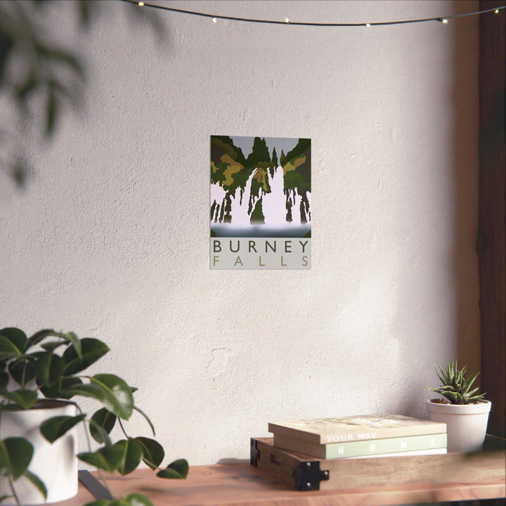 Burney Falls Print – Unframed Wall Art