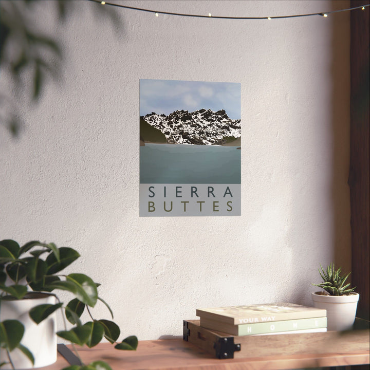 Sierra Buttes Print – Unframed Wall Art