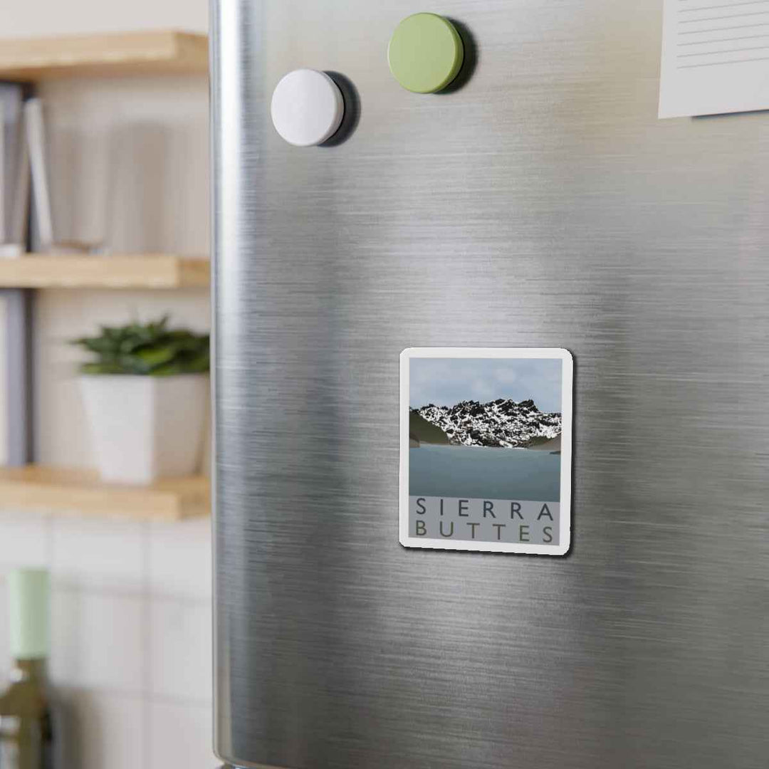 Sierra Buttes Minimalist Magnet