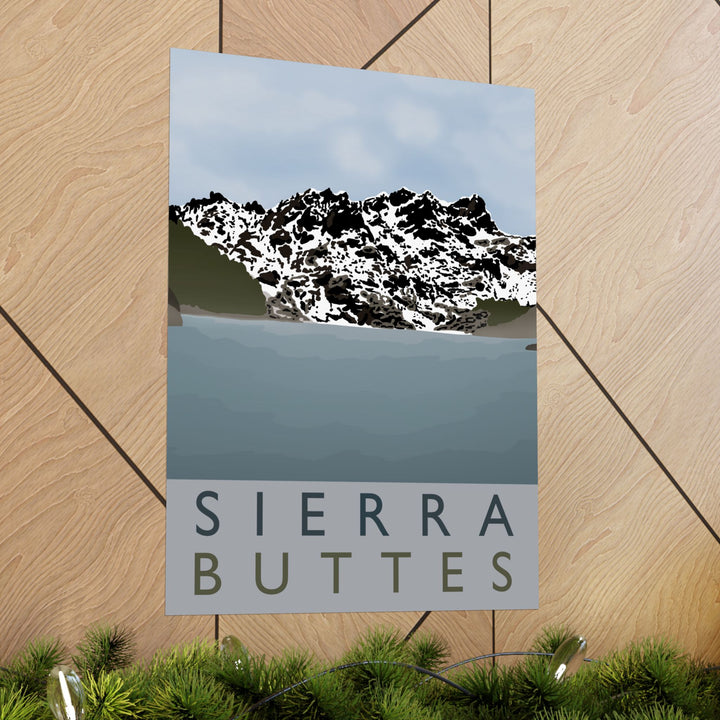 Sierra Buttes Print – Unframed Wall Art