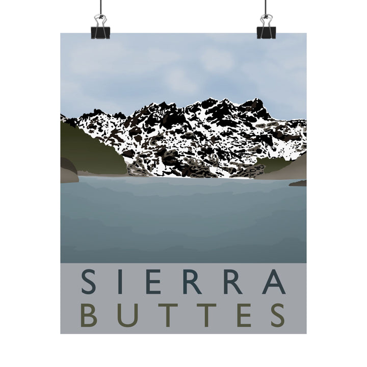Sierra Buttes Print – Unframed Wall Art