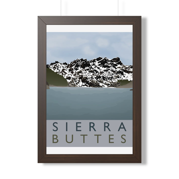 Sierra Buttes Framed Print – Wall Art