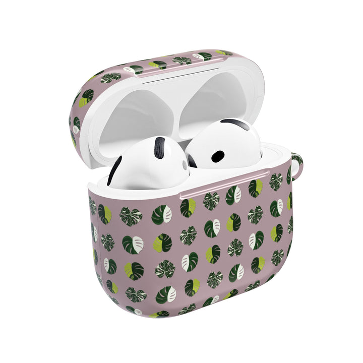 Variegated Monstera Pattern AirPod Cases