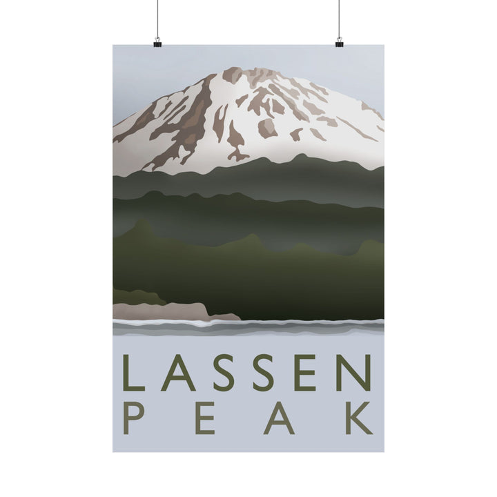 Lassen Peak Print – Unframed Wall Art