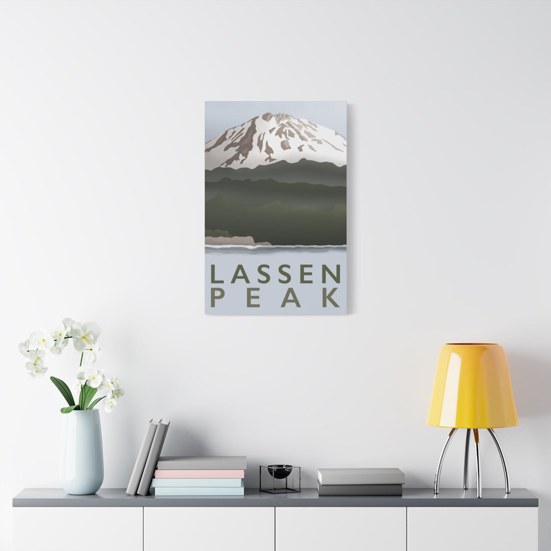 Lassen Peak Canvas Print – Botanical Wall Art by Printify