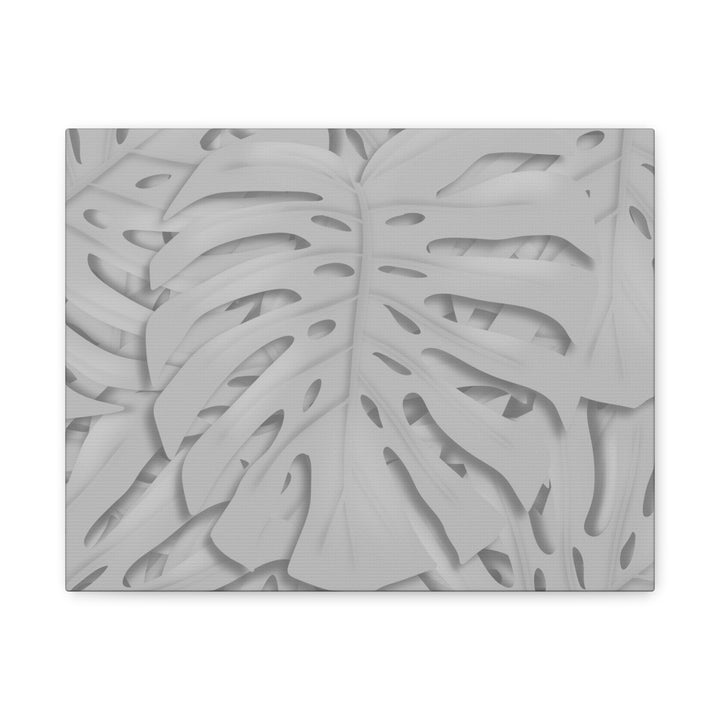 Monstera Canvas Art 24x36 Matte Texture Indoor Botanical Wall Print Modern Home Decor