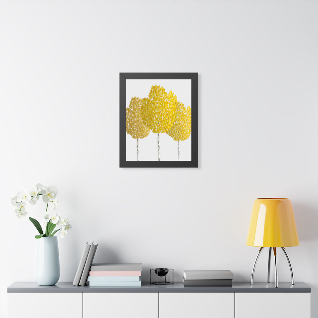 Fall Aspen Framed Print – Wall Art
