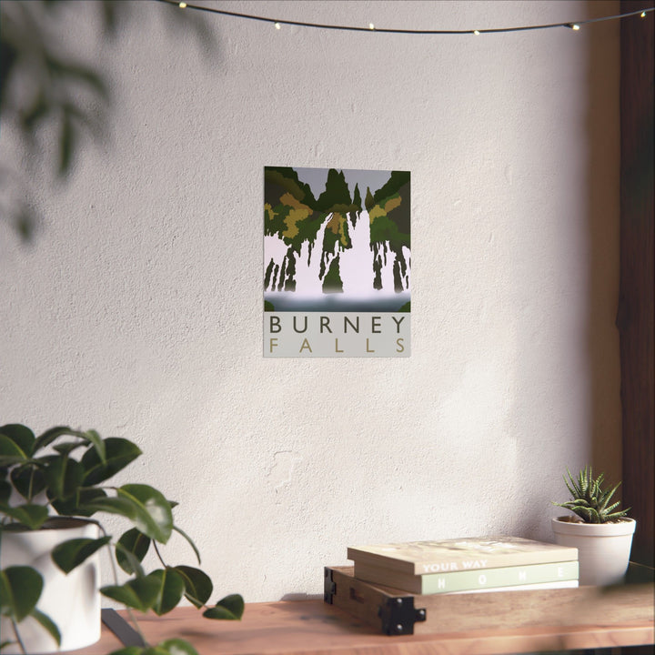 Burney Falls Print – Unframed Wall Art