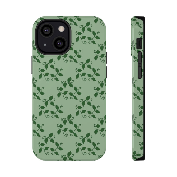 Pothos Pattern Phone Case – Dual Layer Protective Cover