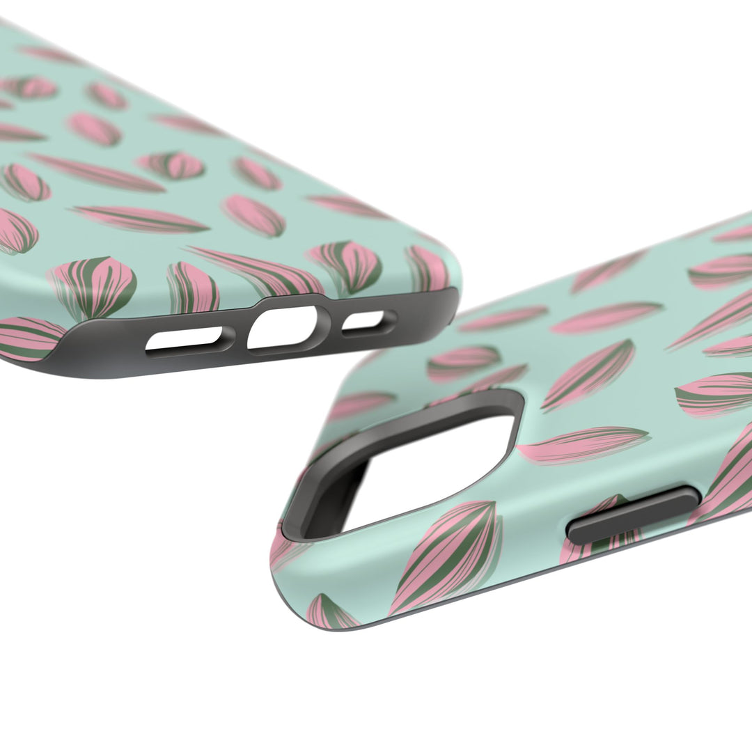 Tradescantia Nanouk Pattern Phone Case – Dual Layer Protective Cover
