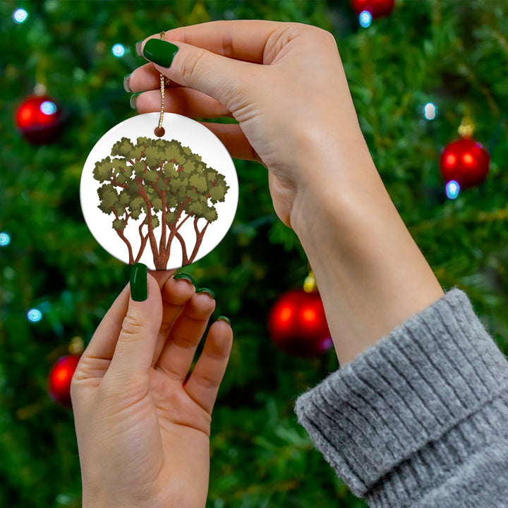 Pacific Madrone Ceramic Ornament